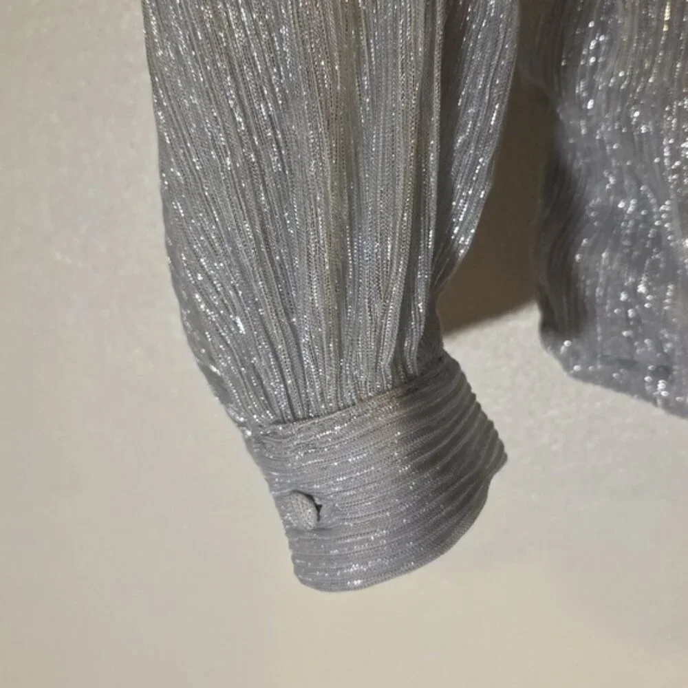 Shimmery Silver Top - Picture 4 of 6